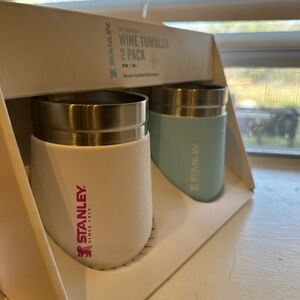 Stanley Wine Tumbler Set - White and Light Blue